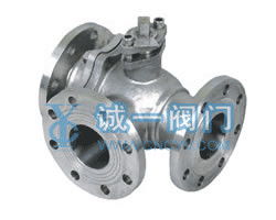 供应优质Q44F、Q45F法兰连接三通球阀 操作简单，信誉可靠